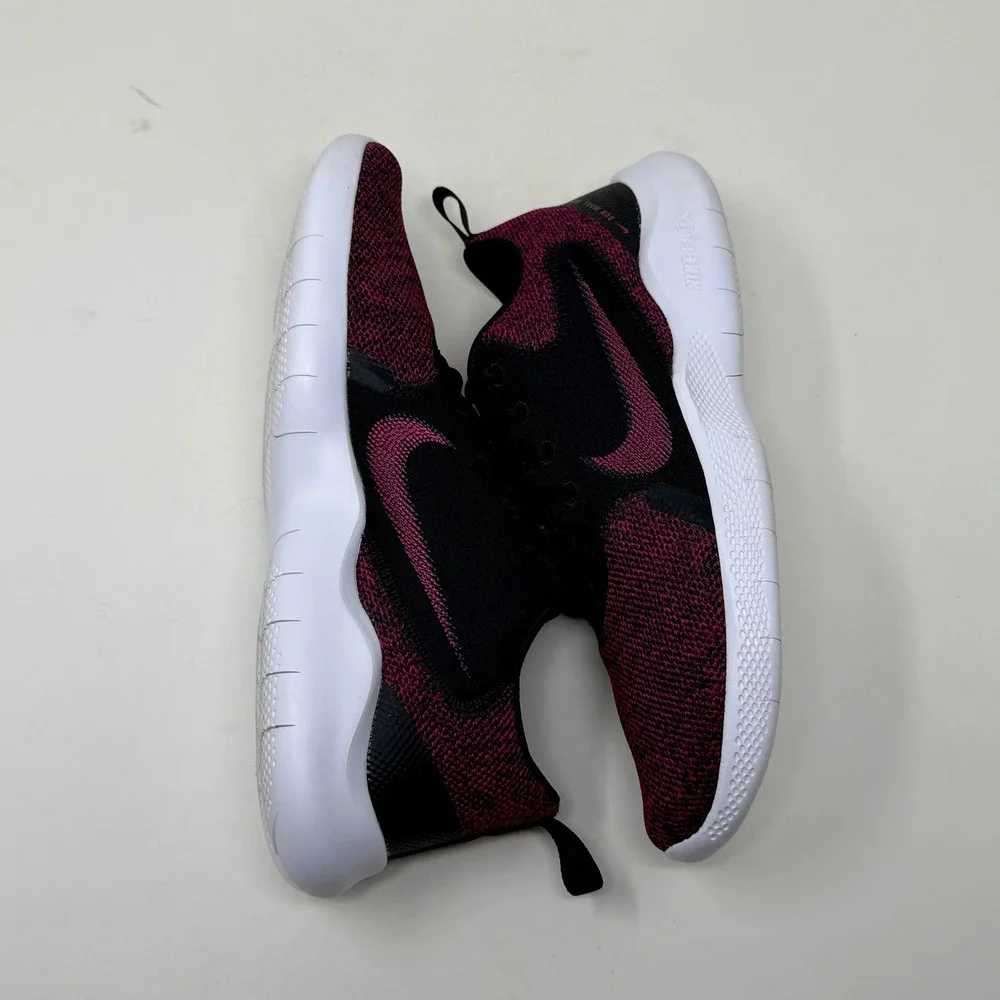 Nike Flex Experience Run 9 Running Shoes Black Fireberry CI9964-001 Womens Sz 10